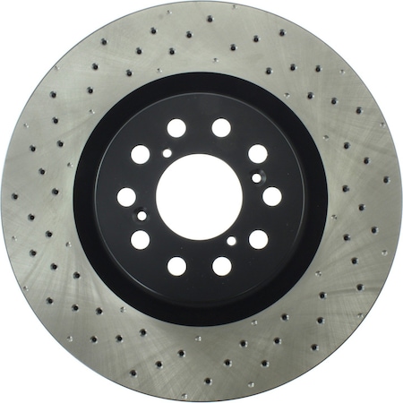 Centric Parts Premium Oe Drilled Brake Rotor, 128.40098 128.40098
